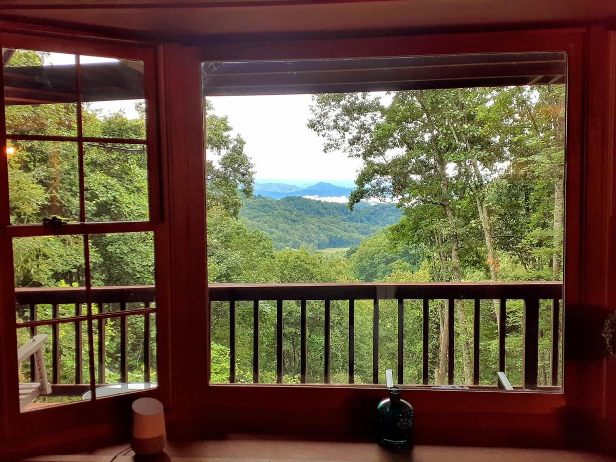 Treetops Cabin Easy To Asheville With Fast Wifi And Great View Swiss المظهر الخارجي الصورة